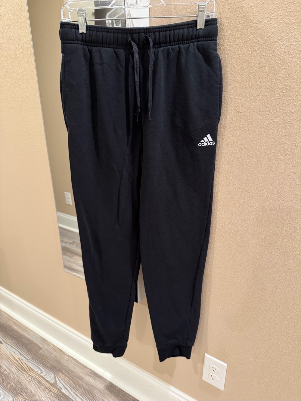 adidas Men’s Black Jogger Sweatpants - Comfortable Athletic Bottoms